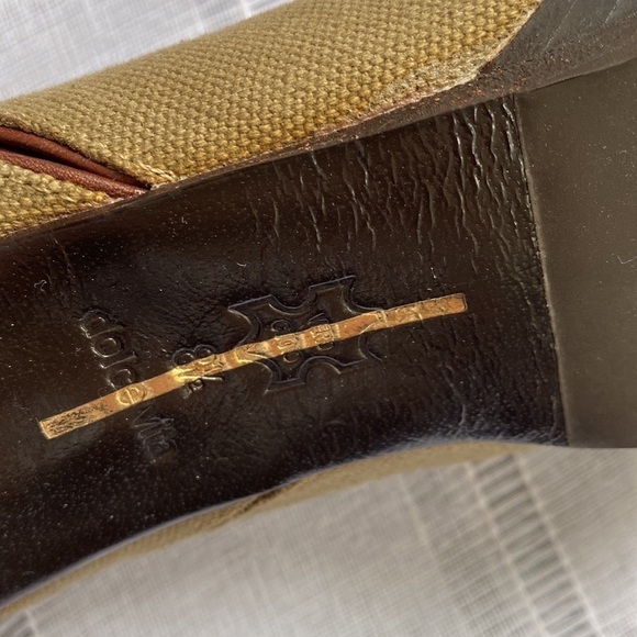 Dolce Vita canvas peep toe stilettos. * - Picture 7 of 13